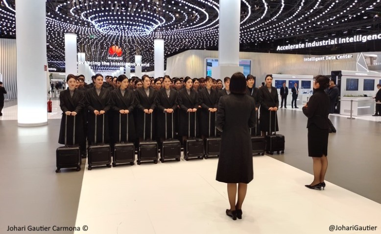 Una imagen vale más que mil palabras: la disciplina china en el Mobile World Congress