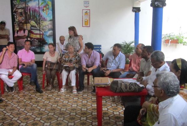 Primera reunión del director de la Casa de la Cultura de Valledupar con gestores culturales 
