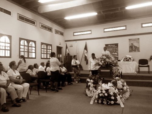 Funeral de Luis Mizar (Bellas Artes) / Foto: José Luis Molina 