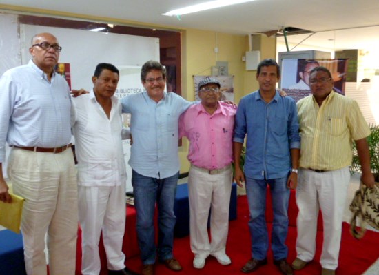De izq. a derecha: Alberto Muñoz, Rodolfo Mizar, Gustavo Tatis Guerra, Jairo Tapia Tietjen, Luis Silvera y William de Ávila