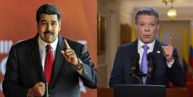 Nicolás Maduro y Juan Manuel Santos / Foto: Prensa.com
