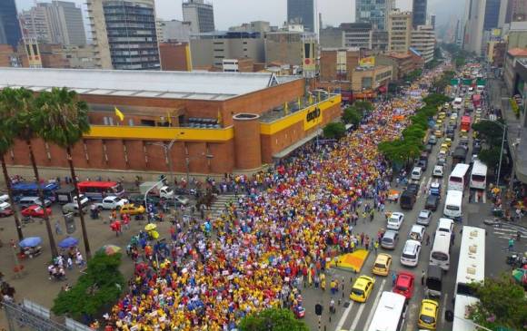 Marcha del 2 de abril en Medellín / Foto: El Colombiano 