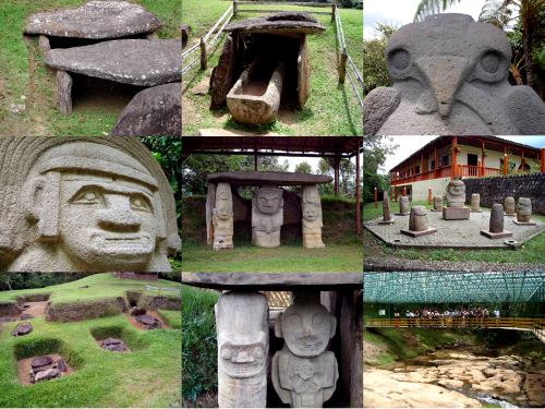 El parque arqueológico de San Agustín en Colombia 