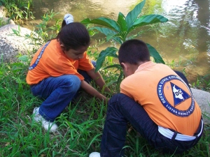 Jóvenes en la Escuela ambiental / Foto: Defensa civil Colombia
