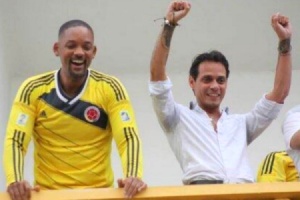 Will Smith y Marc Anthony en Colombia 