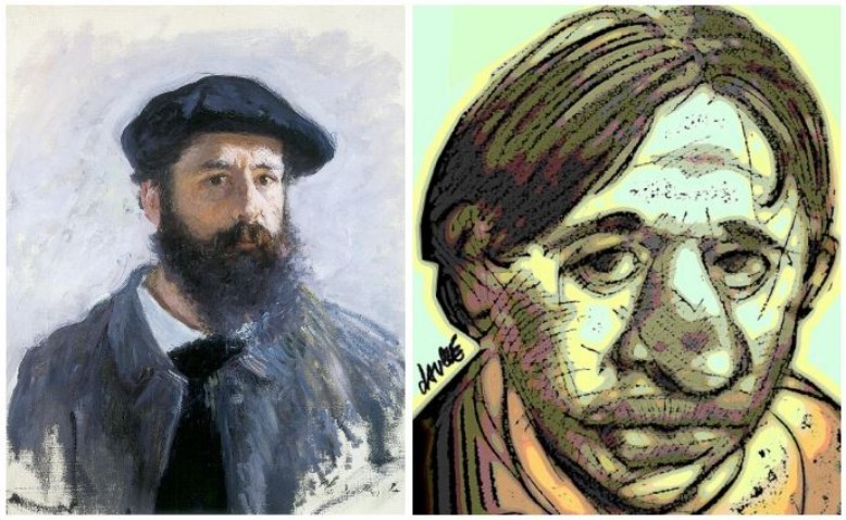 Claude Monet y Chaïm Soutine, dos pintores antagónicos