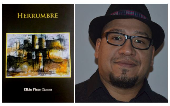 La portada de Herrumbre de Elkin Pinto Gámez / Foto: archivo PanoramaCultural.com.co 