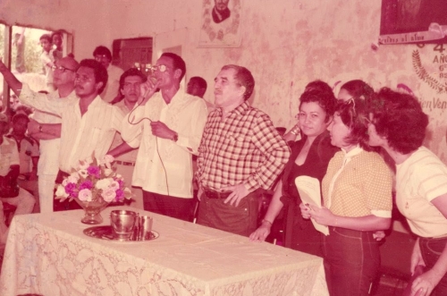 Visita de Gabriel García Márquez al colegio Loperena