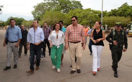 El Presidente de la Fundación Festival Vallenato visita La Paz Cesar