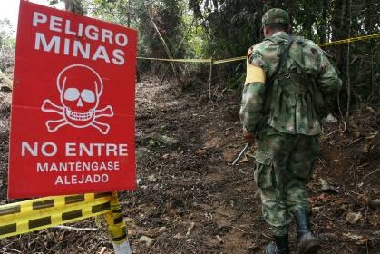 Minas antipersonas, la muralla china del terrorismo en Colombia