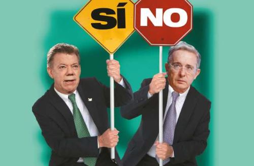 Juan Manuel Santos y Álvaro Uribe / Foto: Revista Semana