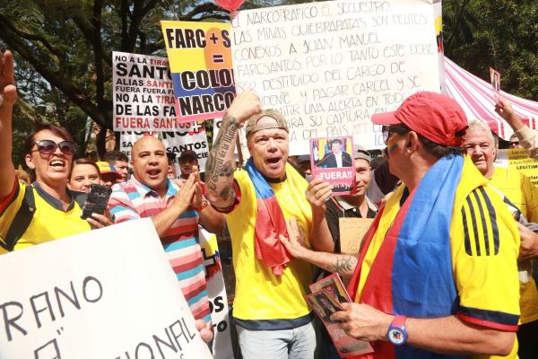 Popeye durante la marcha contra la corrupción / Foto: Pulzo