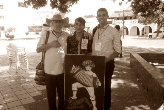 Pacho Ruiz (Izquierda) y Roberto Smith Ponce (centro) / Foto: Archivo PanoramaCultural.com.co 