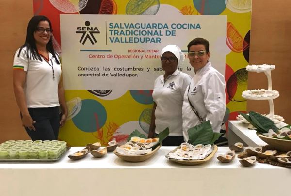 Las docentes Cerly Martínez, Rita Lúquez Nieves y Diana David Casadiego del SENA en Combarranquilla / Foto: Diana David Casadiego