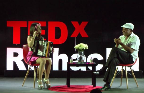 María Silena Ovalle en el TEDx Riohacha en 2015 / Foto: TEDxRiohacha