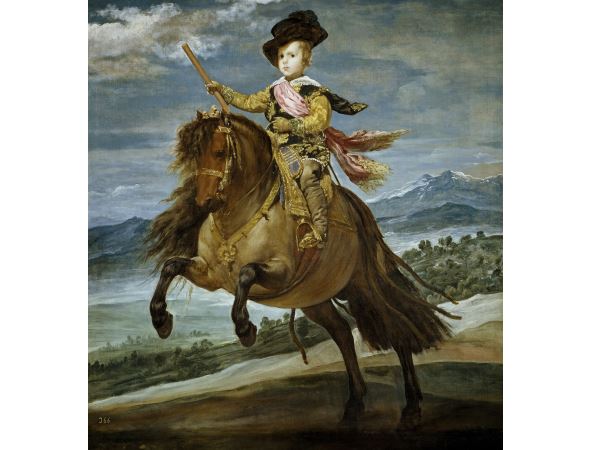 El principe Baltasar Carlos retratado por Velásquez / Obra expuesta en el Museo del Prado 