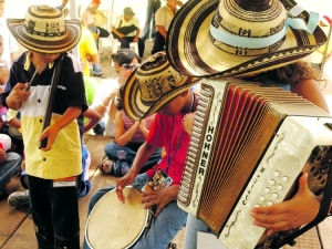 Jóvenes acordeoneros / Foto: Clarín