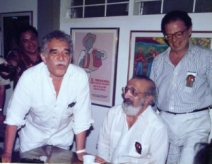 Gabriel Garcia Márquez cantando vallenatos / Foto: James Castrillón