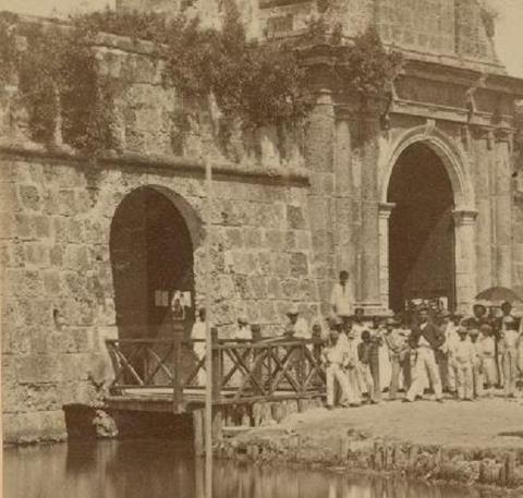 Murallas de Cartagena de Indias a finales del siglo XIX / Foto: archivo histórico de Cartagena