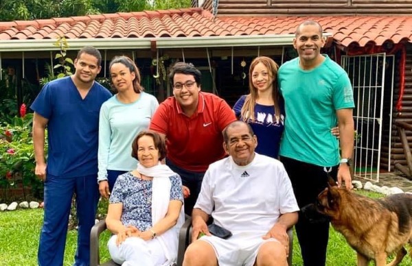 La familia de Luis José Daza 