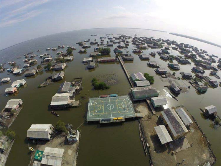 Nueva Venecia y su campo de fútbol, una locura macondiana / Foto: Tripadvisor 