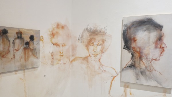 Obras de Rafael Dussan presentadas de la exposición Altera Pontis, en Cartagena (2019) / Foto: Marcela Sánchez