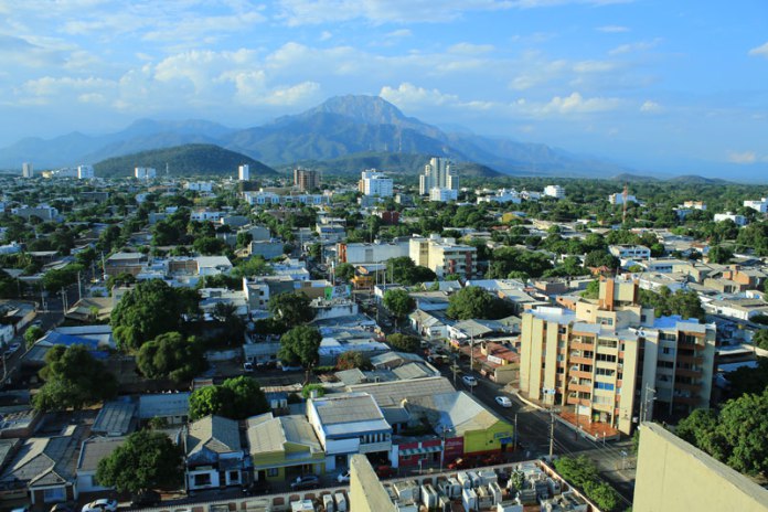 Una vista aérea de la ciudad de Valledupar 