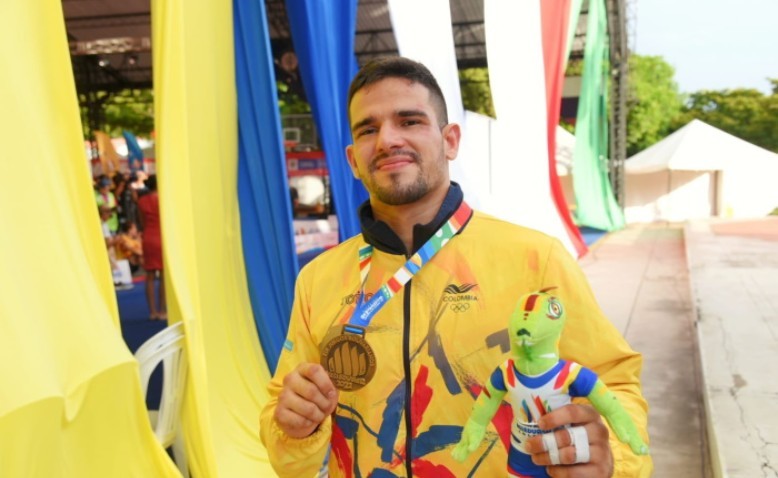 Arkangel Barboza, primer cesarense en obtener una medalla de oro en los Juegos Bolivarianos de Valledupar 