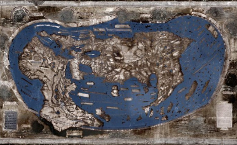 El mapa que Cristóbal Colón usó en su primer viaje 