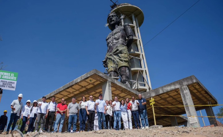 Empezó la construcción del Mirador del Santo Ecce Homo en Valledupar 