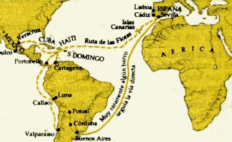 La travesía entre España e Hispanoamérica en el siglo XVI 