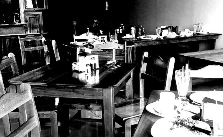 En la cantina