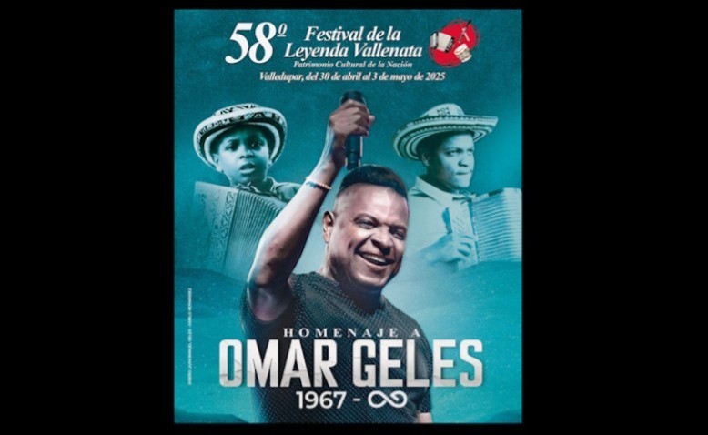 Programación del Festival Vallenato 2025 en homenaje a Omar Geles