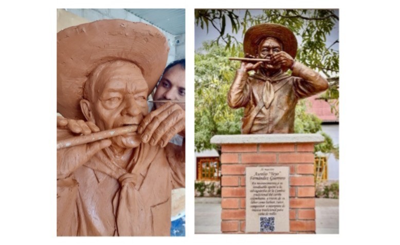 La historia del busto del millero Aurelio “Yeyo” Fernández, en Guamal 