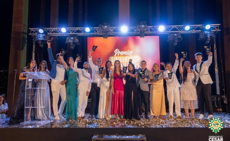 La gran fiesta de los Premios Juventud Cesar 2025 exaltó la fuerza transformadora de los jóvenes