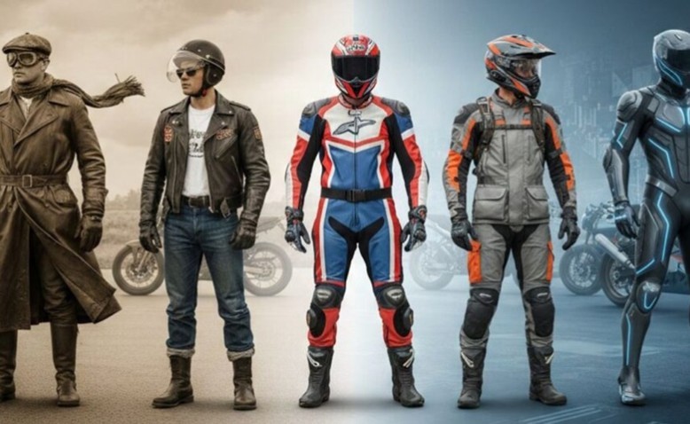 La evolución de la equipación de protección en las competiciones de motociclismo