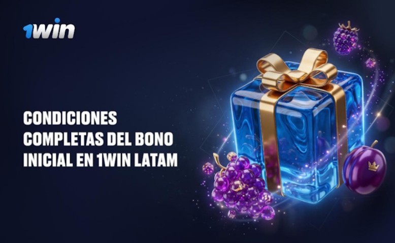 Condiciones completas del bono inicial en 1Win Latam